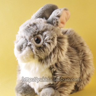 德国赫曼HermannTeddy可爱兔子仿真动物毛绒布艺类玩具公仔 正版