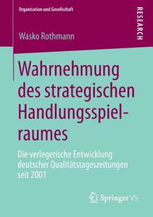 【预售】Wahrnehmung Des Strategischen Handlu...