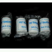 医用弹性绷带5 伤口包扎骨折夹板急救脱脂纱布弹力PBT绑带 450cm