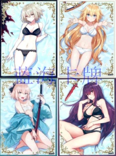 FateFGO泳装黑白贞德斯卡哈冲田总司COMIC1会场限定卡套现货