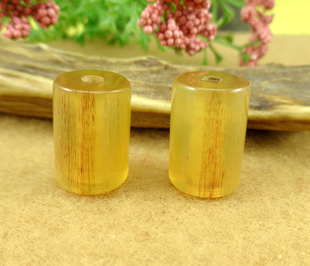 10×15mm血线绵羊角藏式勒子/桶珠/隔珠/黄金油润/星月菩提配饰