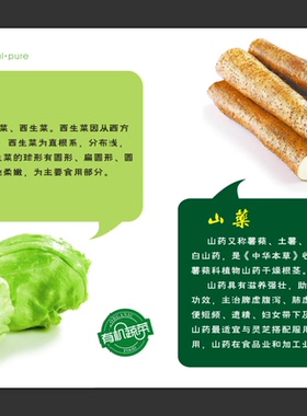 绿色有机蔬菜有机绿色有机农业产品画册图册彩页海报展架设计印刷