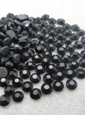 特价DMC中东烫钻平底钻仿捷克奥钻衣服装饰品雪地靴贴钻辅料 黑色