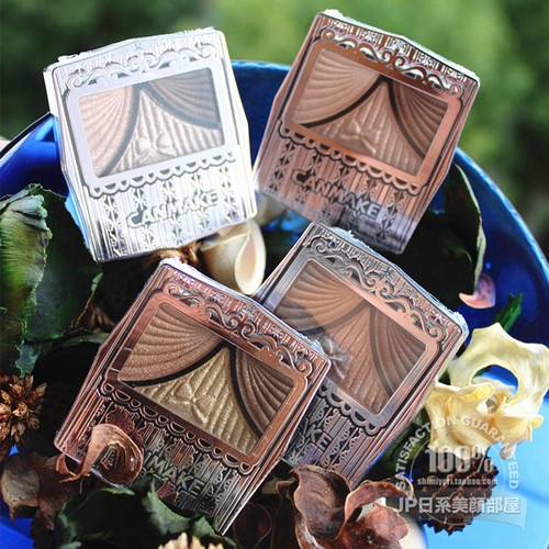 日本canmake帷幕三色眼影盒