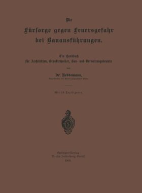 【预订】Die Fursorge Gegen Feuersgefahr Bei ...