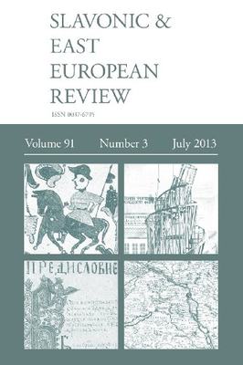 【预售】Slavonic & East European Review (91: 3) July 2013