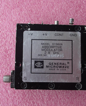GM进口 D1962A 2-8GHz SMA ABSORPTIVE MODULATOR 射频吸收调制器