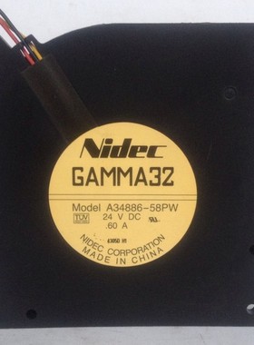 NIDEC GAMMA32 D12F-24PLH3C2 24V 0.60A 12032 12CM 变频 风扇