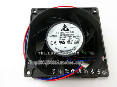 台达 PFB0948EHE-ROO 9038 48V 0.26A 9厘米 变频器报警功能风扇