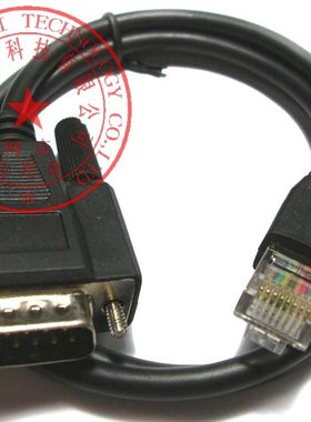 定制CN2510 CN2610 CN2650串口服务器RJ45转DB9线 适用:摩莎MOXA