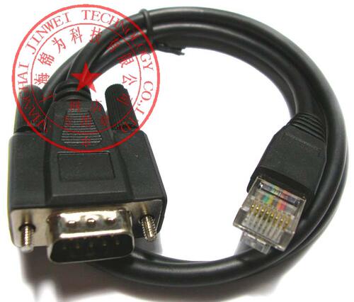 定制CN2510 CN2610 CN2650串口服务器RJ45转DB9线 适用:摩莎MOXA