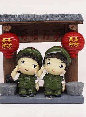 军旅工艺品相框树脂摆件汽车