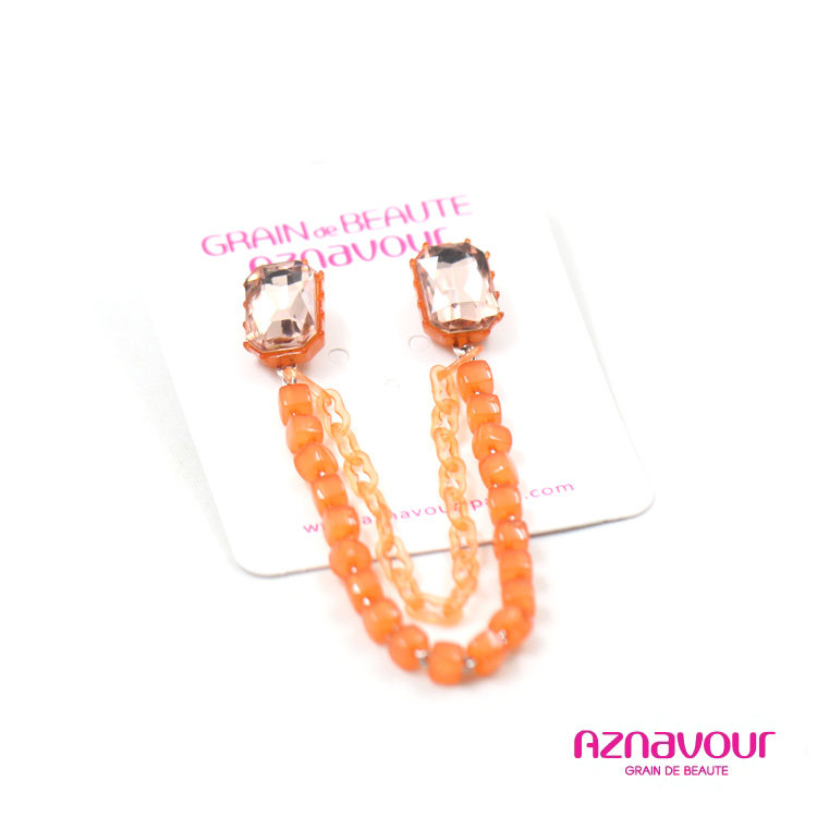 Broche femme GRAIN DE BEAUTE en fibre végétale - Ref 1172005 Image 1