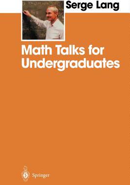 【预售】Math Talks for Undergraduates