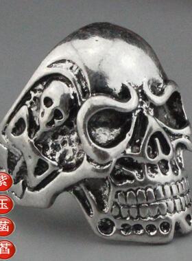 骷髅戒指男士夸张霸气朋克夜店