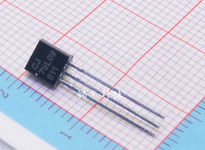 线性稳压 CJ79L09 SOT-89-3 79系列9V普通线性稳压