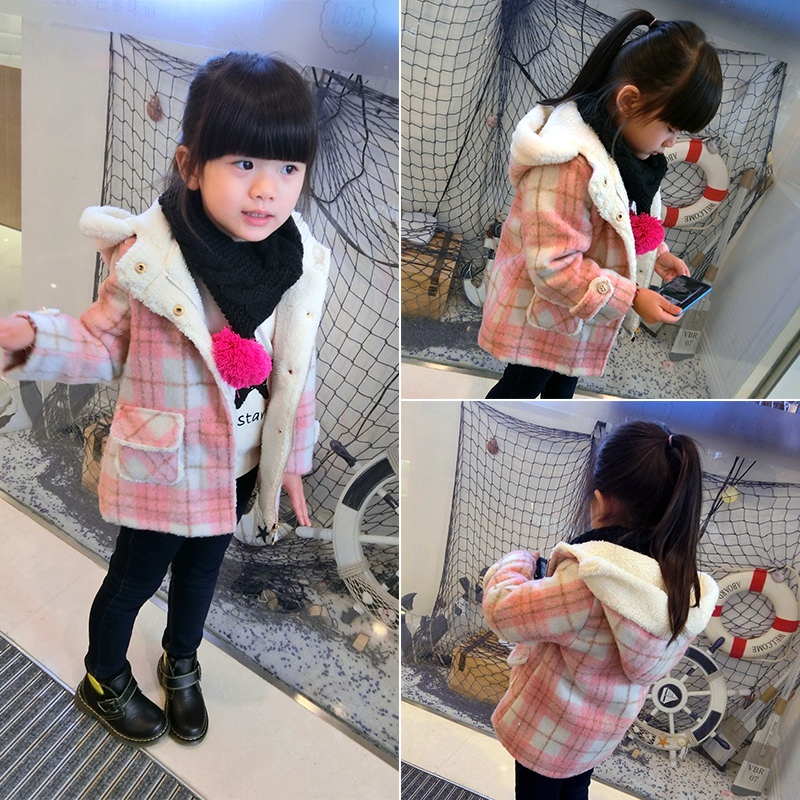 Manteau pour fille en mélange - Ref 2161638 Image 1