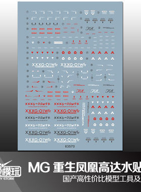 国产水贴纸MG重生飞翼国产高达