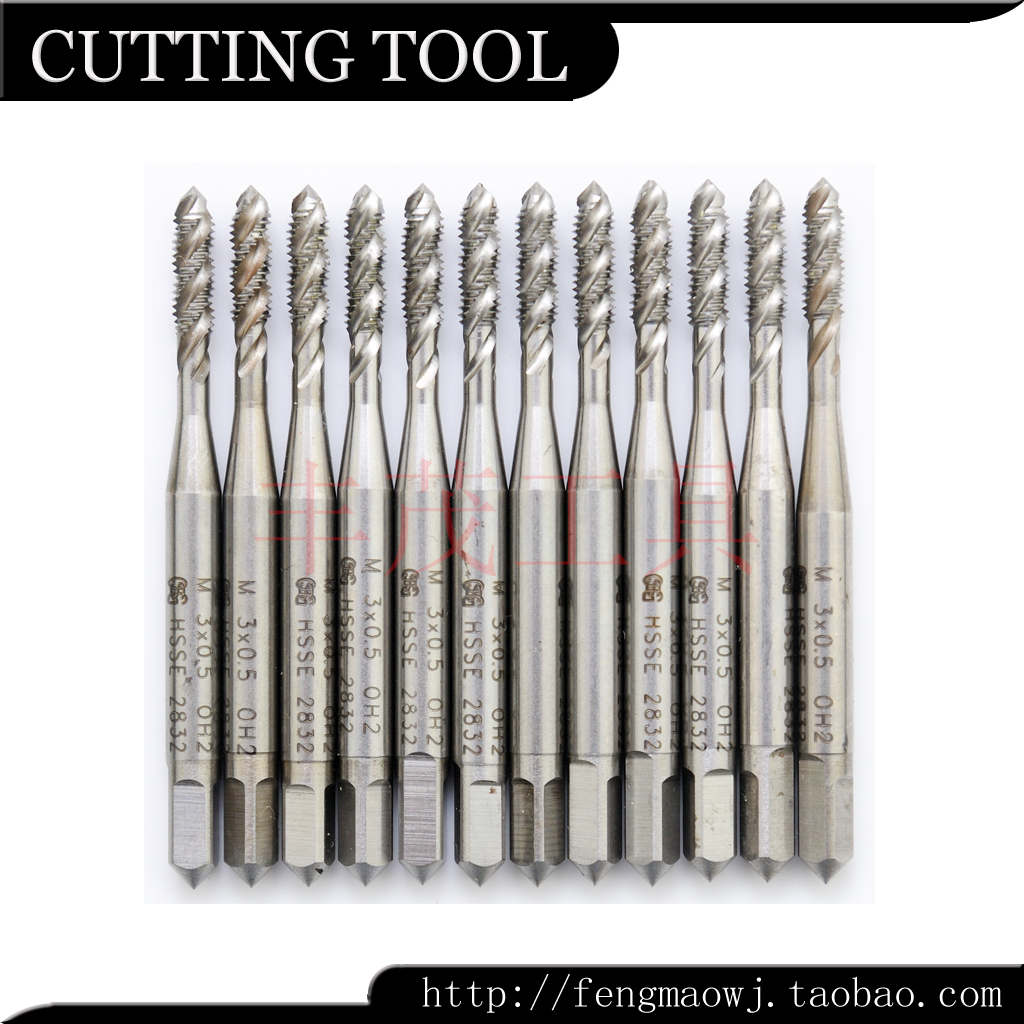 二手进口丝锥日本OSG HSSE OH2  M3*0.5螺旋机用丝攻用于盲孔现货