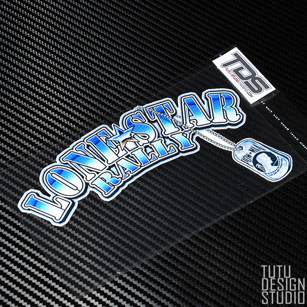 tutu圖圖車貼 天煞孤星 拉力集会 身份牌项链贴纸 汽车反光贴贴纸