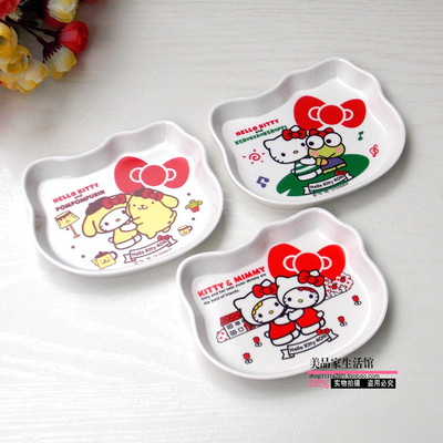 可爱迷你纪念版密胺头型小吃碟子