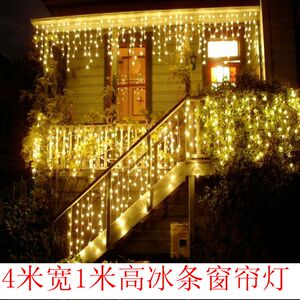 LED节日彩灯串灯楼梯灯防水冰条灯闪灯婚庆道具/店面门头装饰灯串