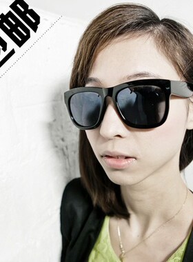 鹿晗同款墨镜刘涛许晴郑秀晶戚薇近视有度数太阳眼镜余文乐太阳镜