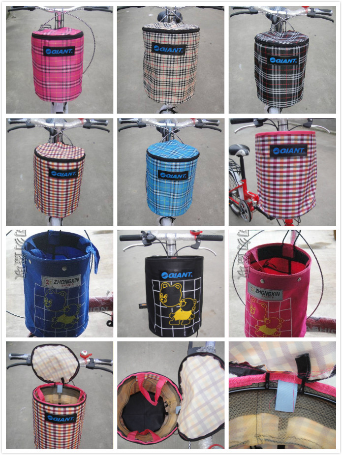 Panier pour vélo en toile - Ref 2257615 Image 1