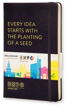 Moleskine 2015EXPO 米兰世博会纪念限量版大型横线笔记本手帐