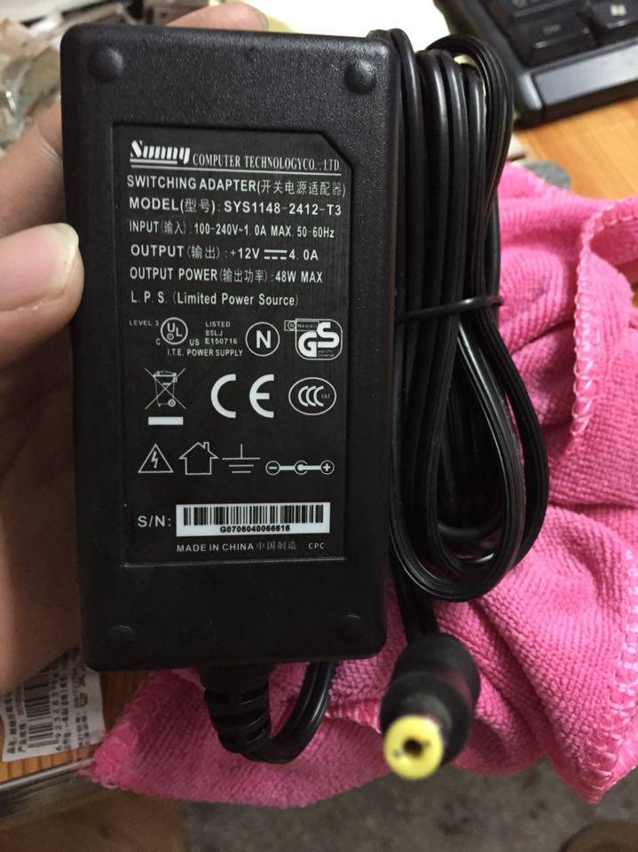 SUNNY原装呈威 12V4A 液晶电源适配器显示器48W网件r7000路由器,网络设备/网络相关,电源/适配器,淘宝优惠券,粉丝福利购,淘宝优惠卷