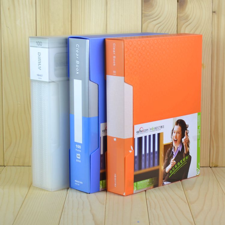 透明多层收纳盒80页档案文件夹