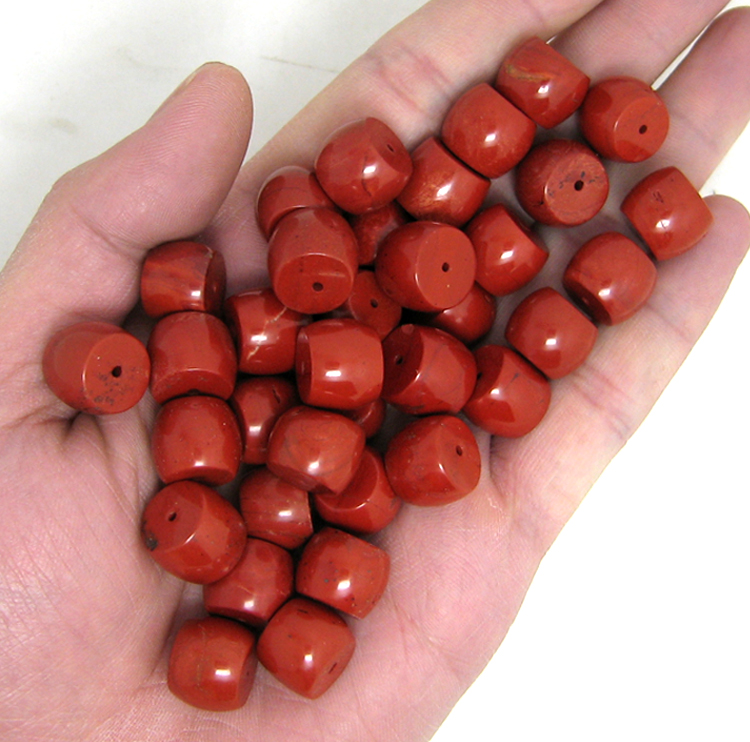 天然南红玛瑙原矿原石柿子红手串手链挂件原料diy星月配件桶珠