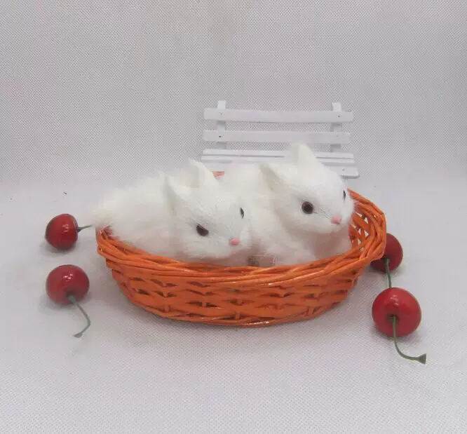 Реалистичная плюшевая кролик, игрушка, кукла для подруги, белый кролик, подарок для девочки