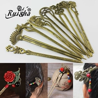 RuiSha Ретро бронзовая китайская шпилька, аксессуар для волос, аксессуары, DIY