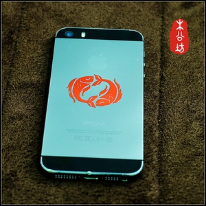 木公坊制作 十二星座 双鱼座 剪纸 笔记本 pad 手机 金属贴纸