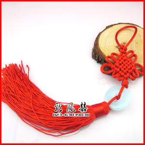 小号玉片中国结 婚礼玉佩春节装饰配件挂件 喜庆中式结婚庆用品