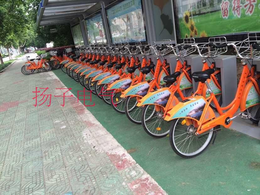 智能公共自行车租赁系统电子锁车桩学校小区景区DHBBRS 10AA