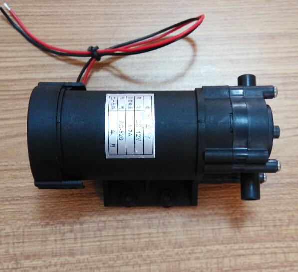 12v530-1自吸泵增压泵耐臭氧齿轮泵喷雾直流水泵耐高温罐装水泵