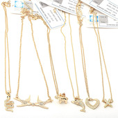 欧美外贸原单饰品百搭时尚 水晶钻短款 项链锁骨链100