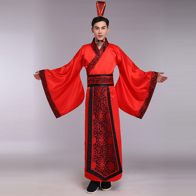 新款古代唐装男士古装新郎礼服中式结婚礼服套装古代