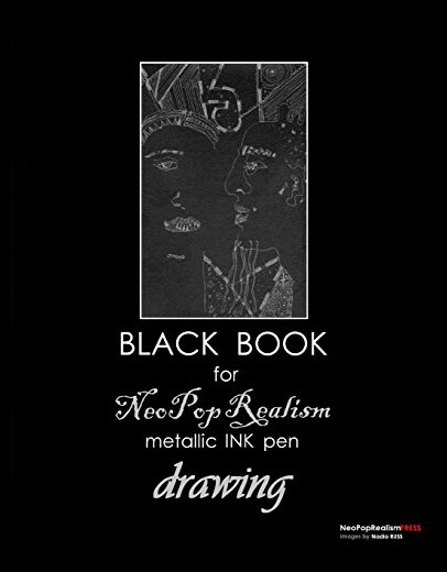 【预售】Black Book for Neopoprealism Metallic Ink Pen Dra