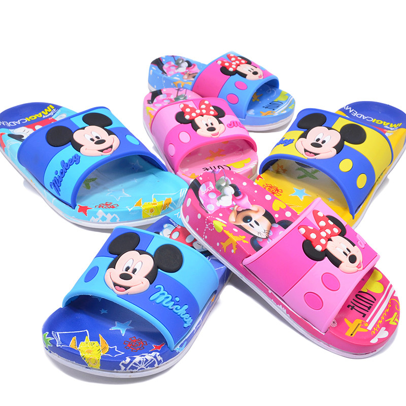 Pantoufles enfants en autre DISNEY pour été - semelle plastique - Ref 986899 Image 1