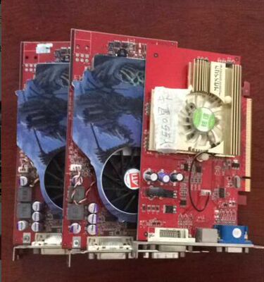 多丽配件\下机箱系统显卡/ATI X550显卡/R9550/9600/全新X800显卡