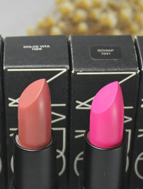 滋润清透Nars口红唇膏honolulu honey dolce vita豆沙 banned red