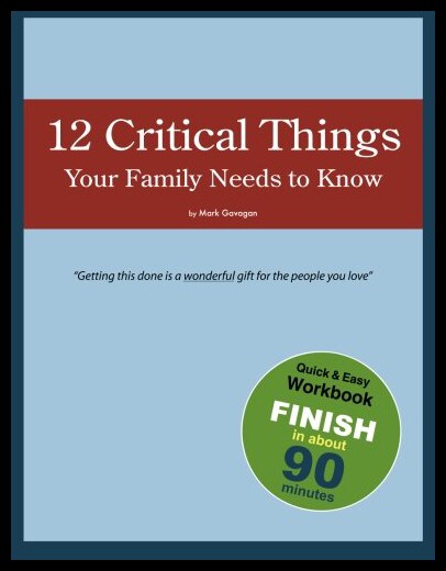 现货 12 Critical Things Your Family Needs to Know