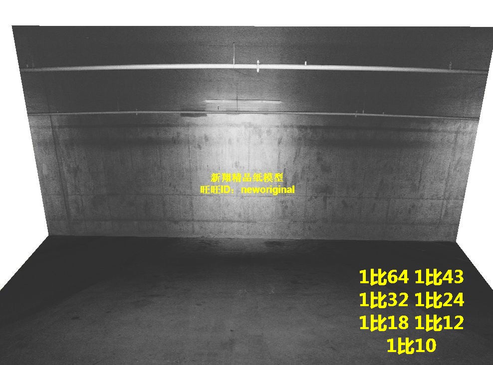 1比18 1:18 黑暗地下室 地下停车场 车模 汽车场景 展示台 模型