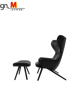 Design.M创意设计师家具P22 chair and ottoman皮革 羊绒布沙发椅