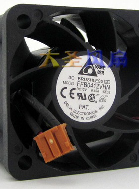 Delta台达4028 FFB0412VHN 12V 4CM双滚珠散热风扇 0.24A 0.45A