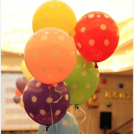 进口12寸韩国点点装饰气球  圆点波点节日生日Party婚庆气球多色|ruв категории фестиваль товаров/подарок, шар/плавучих воздушный шар, шар - от Buy2taobao.com для оказания профессиональной услуги покупки агента Taobao