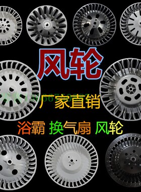 四灯浴霸 灯暖风暖取暖器 换气扇 风轮 叶 风扇 白色叶轮 大排气